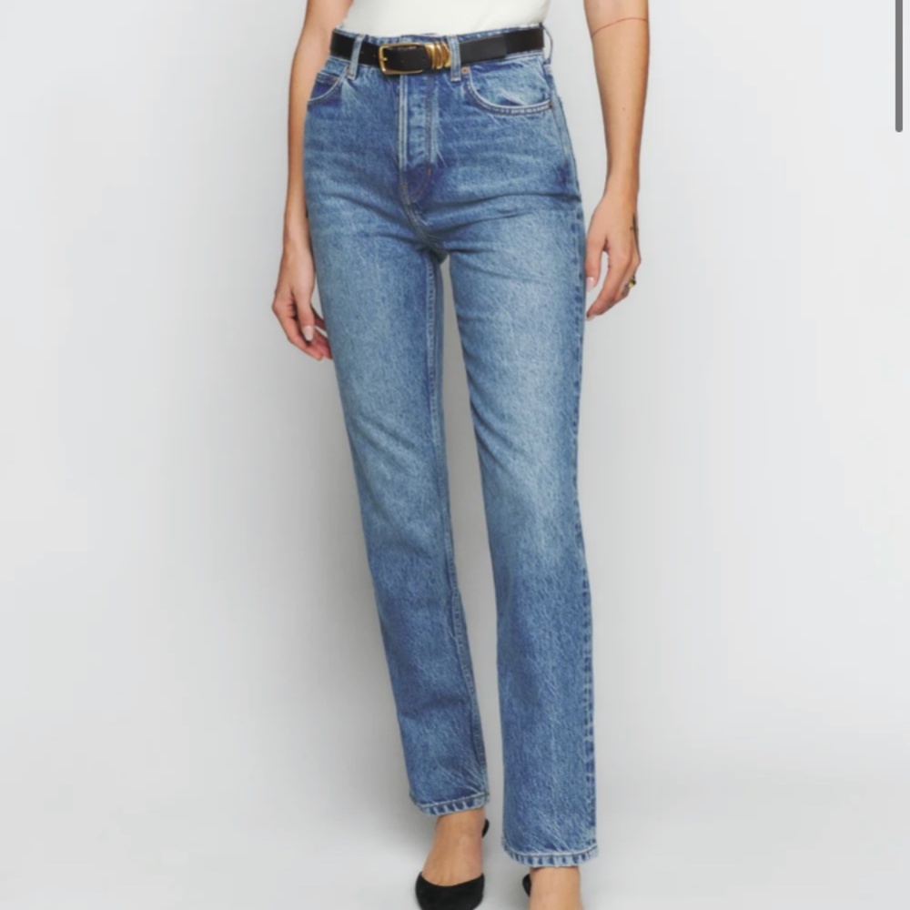 Reformation Cynthia High Rise Straight